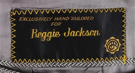2000 Reggie Jackson Personal Collection Filo A'Mano Sport Coat by Tom James (MEARS LOA) 