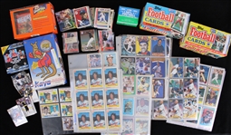 1950s-2000s MLB and NFL Trading Card Collection (Lot of 5,000+)