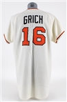 1971 Bobby Grich Baltimore Orioles Signed Game Worn Home Jersey (MEARS A10 / JSA) Fresh to the Hobby From Batboy Collection