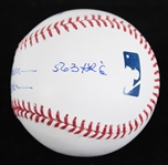 2000's Reggie Jackson Athletics / Yankees Signed & Multi Inscribed Personal Collection OML Selig Baseball (JSA)