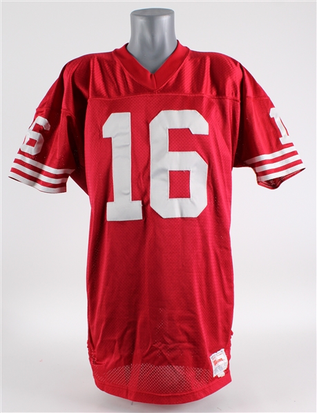 1991-92 Joe Montana San Francisco 49ers Home Jersey (MEARS A5)