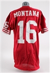 1991-92 Joe Montana San Francisco 49ers Home Jersey (MEARS A5)