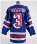 1984-86 James Patrick New York Rangers Game Worn Road Jersey (MEARS LOA)