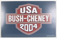 2004 Bush Cheney 28x43 Foam Core Sign