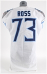 2018 Tennessee Titans Ross #73 Preseason / Training Camp Jersey (MEARS LOA)