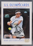 1992 Mary Joe Fernandez Autographed US Olympicards Trading Card (JSA)