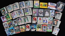 1980s-2010s Assorted Baseball Trading Cards Collection - Lot of 1,000+