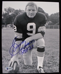 1964-74 Sonny Jurgensen Washington Redskins Autographed 8"x10" B&W Photo *Beckett*