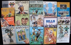 1940s-2010s Football Program Collection - Lot of 25 w/ Numerous Army vs Navy Games & More