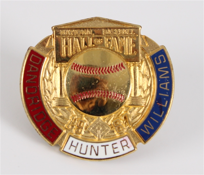 1987 MLB Hall of Fame Induction 1" Pinback Button