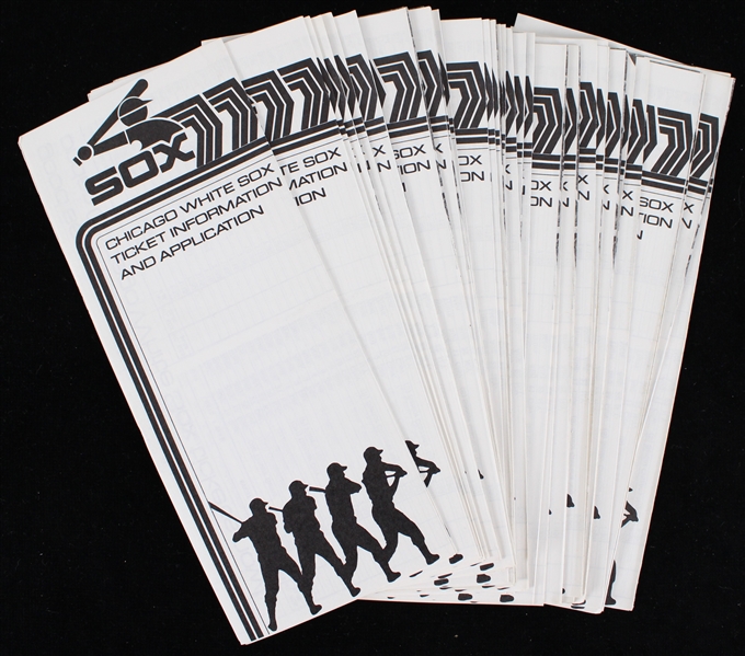 1977 Chicago White Sox Ticket Information and Application Ordering Forms (Lot of 38)