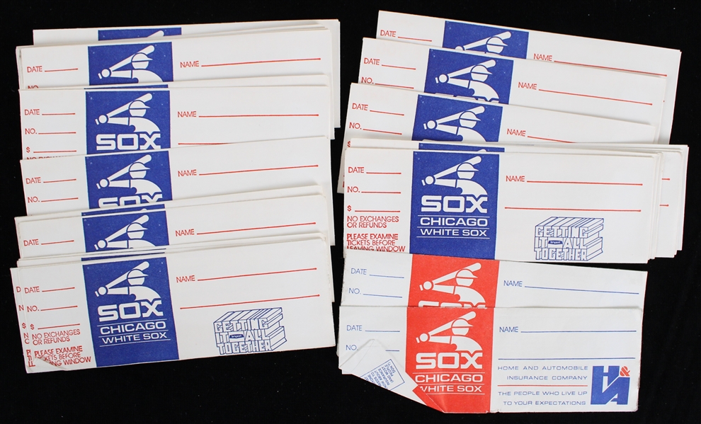 1979 Chicago White Sox Ticket Envelopes (Lot of 25)