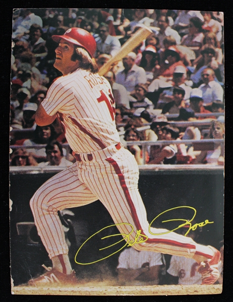 1983 Pete Rose Philadelphia Phillies 4"x5.5" Special Edition Souvenir Card
