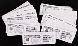 2010 MEARS Auction & Museum Grand Opening Reggie Jackson Autograph Tickets - Lot of 200 