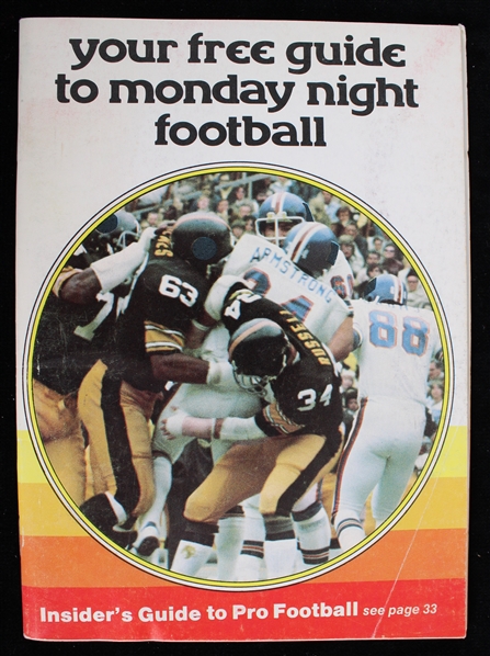 1976 Monday Night Football Guide