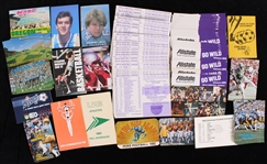 1980-84 North Carolina Wake Forest Northwestern University and More Pocket Schedules (Lot of 75+)