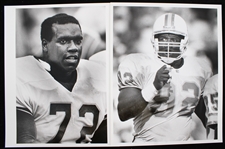 1987-91 Dexter Manley Washington Redskins and Tampa Bay Buccaneers 8"x10" Original Rhona Wise and Mitchell Layton B&W Photos (Lot of 2)