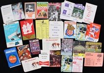 1972-83 Notre Dame Northwestern Chicago Bears and More Pocket Schedules and Pro Hockey Guide (Lot of 50+)