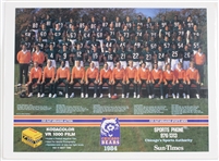 1984 Chicago Bears Team 17x23 Kodacolor Poster 