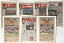 1994 WI Badgers Rose Bowl Milwaukee Journal Newspapers (Lot of 26)