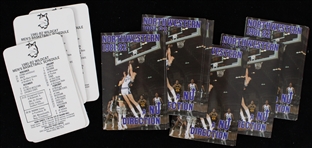 1981-82 Northwestern University Mens Basketball Pocket Schedule Cards (Lot of 41)