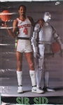 1979-89 Sidney Moncrief Milwaukee Bucks "Sir Sid" 22x35 Nike Poster 