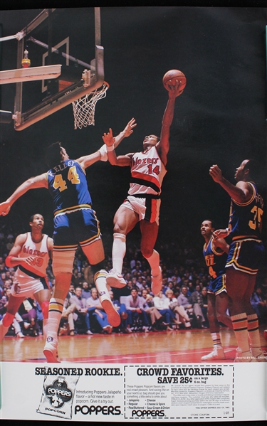 1980s Portland Trail Blazers Seasoned Rookie 12x17.5 Poster
