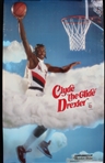1983-95 Clyde Drexler Portland Trail Blazers 18x30 Poster 