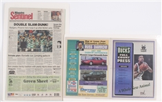 1994 WI Badgers NCAA Milwaukee Journal Sentinels (Lot of 2)