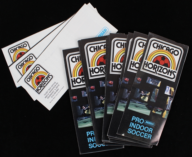 1980-81 Chicago Horizons Indoor Soccer Ticket Order Forms (Lot of 35)