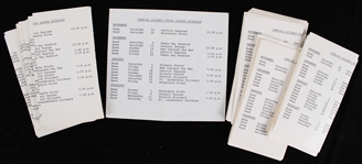 1980-81 Chicago Sting Indoor Schedules (Lot of 75+)