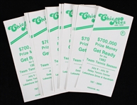 1982 Chicago Aces Team Tennis Ticket Order Forms (Lot of 16)