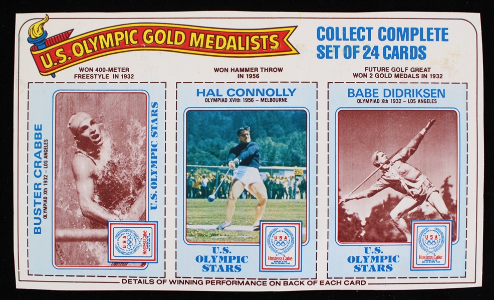 1983 Hostess U.S Olympic Gold Medalists Trading Cards