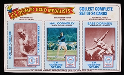 1983 Hostess U.S Olympic Gold Medalists Trading Cards