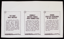 1983 Hostess U.S Olympic Gold Medalists Trading Cards