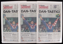 1994 Dan Jansen, Bonnie Blair Winter Olympics Milwaukee Journal Sentinels (Lot of 9)