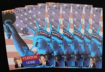 1996 Bill Clinton Al Gore Presidential Campaign Debate Postcards - Lot of 8