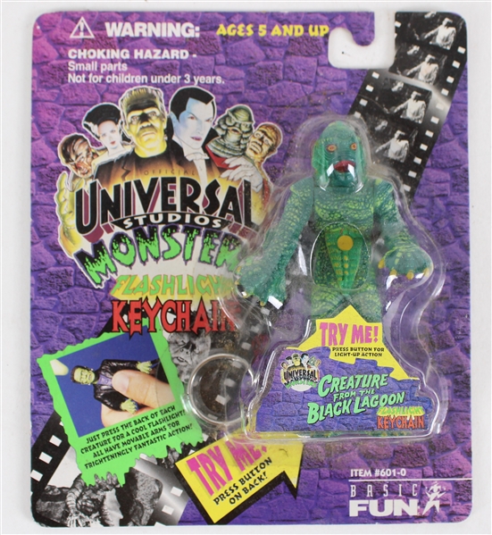 1995 Creature from the Black Lagoon MOC Universal Studios Monsters Flashlight Key Chain