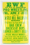 1990s EWF Wrestling Bad Crew Backseat Boyz 17x26 Broadside 