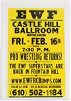 1990s EWF Wrestling Super Stars 17x26 Broadside 