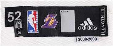 2008-09 Kobe Bryant Los Angeles Lakers Alternate Jersey (MEARS A5)