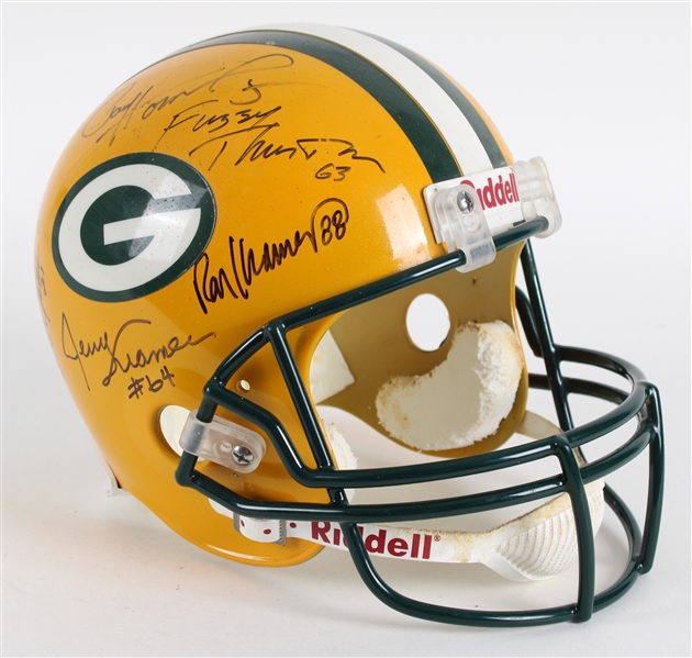 2000s Green Bay Packers Multi Signed Full Size Display Helmet w/ 12 Signatures Including Paul Hornung, Jim Taylor, Jerry Kramer & More (JSA)