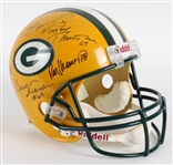 2000s Green Bay Packers Multi Signed Full Size Display Helmet w/ 12 Signatures Including Paul Hornung, Jim Taylor, Jerry Kramer & More (JSA)