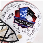 2000's Pro Football Hall of Fame Multi Signed Full Size Display Helmet w/ 14 Signatures Including & More (JSA)