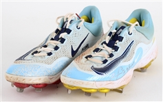 2024 Ronald Acuna Jr. Atlanta Braves Nike Game Worn Cleats (MEARS LOA / JSA / Game Used Gamers COA)