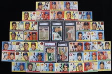 1950s Baseball Trading Card Collection - Lot of 250 w/ 5 Slabbed Including Johnny Podres, Warren Spahn, Roy Campanella, Minnie Minoso & Gil Hodges
