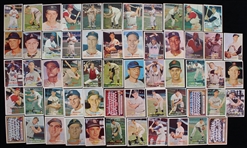 1950's Baseball Trading Card Collection - Lot of 250 w/ 5 Slabbed Including Johnny Podres, Warren Spahn, Roy Campanella, Minnie Minoso & Gil Hodges