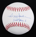 2000s Reggie Jackson New York Yankees Personal Collection Signed & Inscribed OML Selig Baseball (JSA)