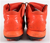 2013 Giancarlo Stanton Miami Marlins Game Worn Nike Cleats (MEARS LOA)