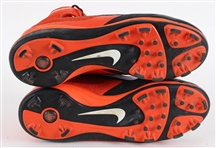 2013 Giancarlo Stanton Miami Marlins Game Worn Nike Cleats (MEARS LOA)